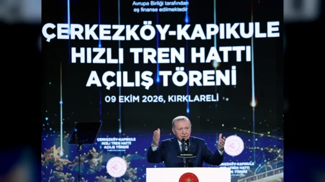 Çerkezköy-Kapıkule Hızlı Tren Hattı Açıldı