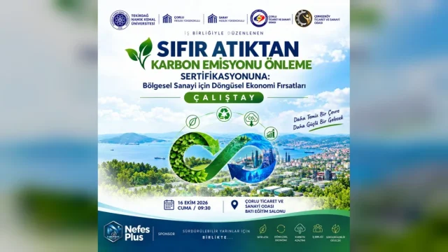 Çorlu döngüsel ekonomi çalıştayı için Çorlu Ticaret ve Sanayi Odası etkinlik görseli