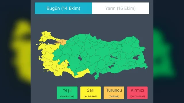 Marmara’da Sağanak Yağış ve Fırtına Uyarısı