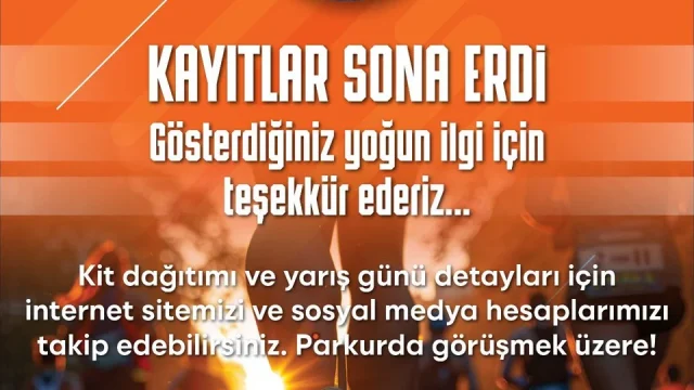 Çorlu Yarı Maratonu koşu etkinliği