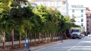 Çerkezköy’de kaldırım çalışması başladı