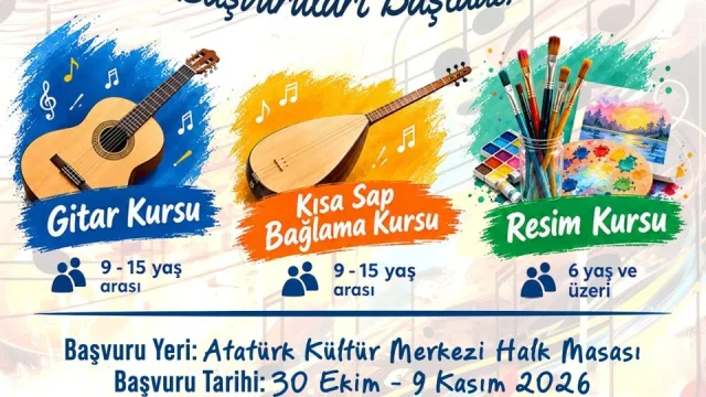 Uzunköprü müzik resim kursları için gitar, bağlama ve resim malzemeleri