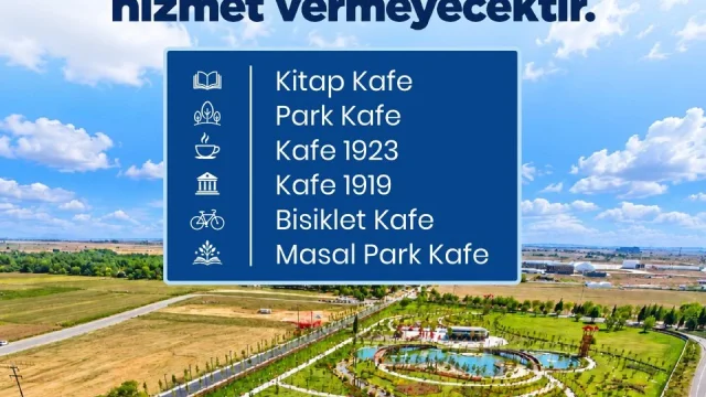 Çorlu Belediyesi kafeler duyurusu: 2 Kasım'dan itibaren pazartesi günleri kapalı