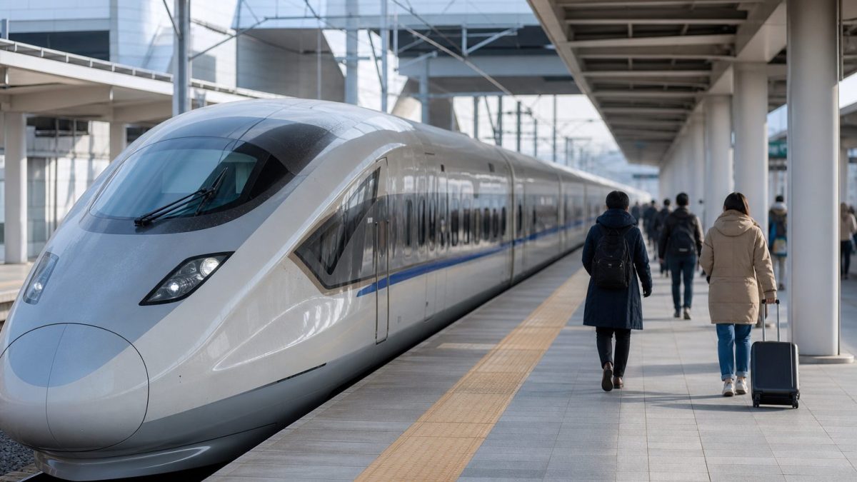 Temsili görsel: Çerkezköy Kapıkule Hızlı Tren Hattı açılışında hızlı tren ve istasyon kalabalığı