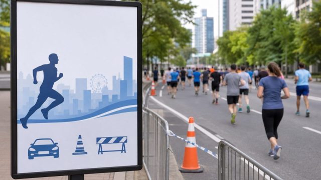 Çorlu Yarı Maratonu’nda Trafik Düzenlemesi