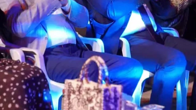 Yeniköy Bağbozumu Şenliği'nde Uzunköprü Belediyesi Kadın Ritim Grubu'nun sahne performansı