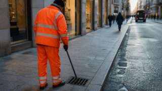 Lüleburgaz’da Yağmur Suyu Mazgalına Beton Döküldü
