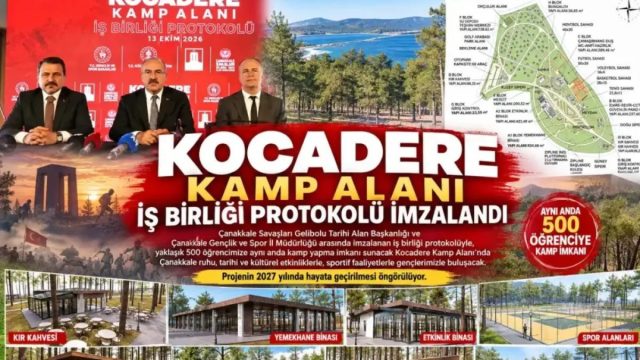 Çanakkale’de gençlik kampı: 500 kişilik dev tesis